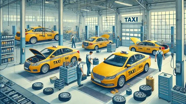 За чей счет проводится ТО в таксопарке "Шоколад"?