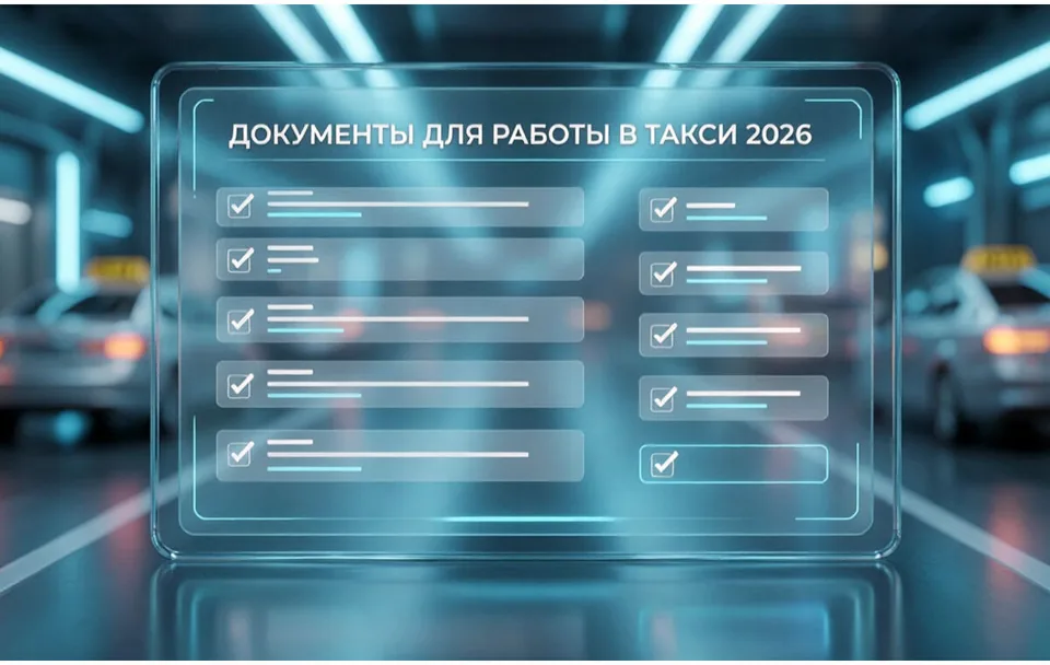 Документы, необходимые для работы в такси в 2026 году