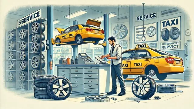 Почему водитель такси должен оплачивать ремонт колесных дисков?