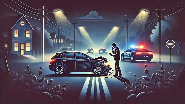 Как действовать при ДТП, произошедшем ночью