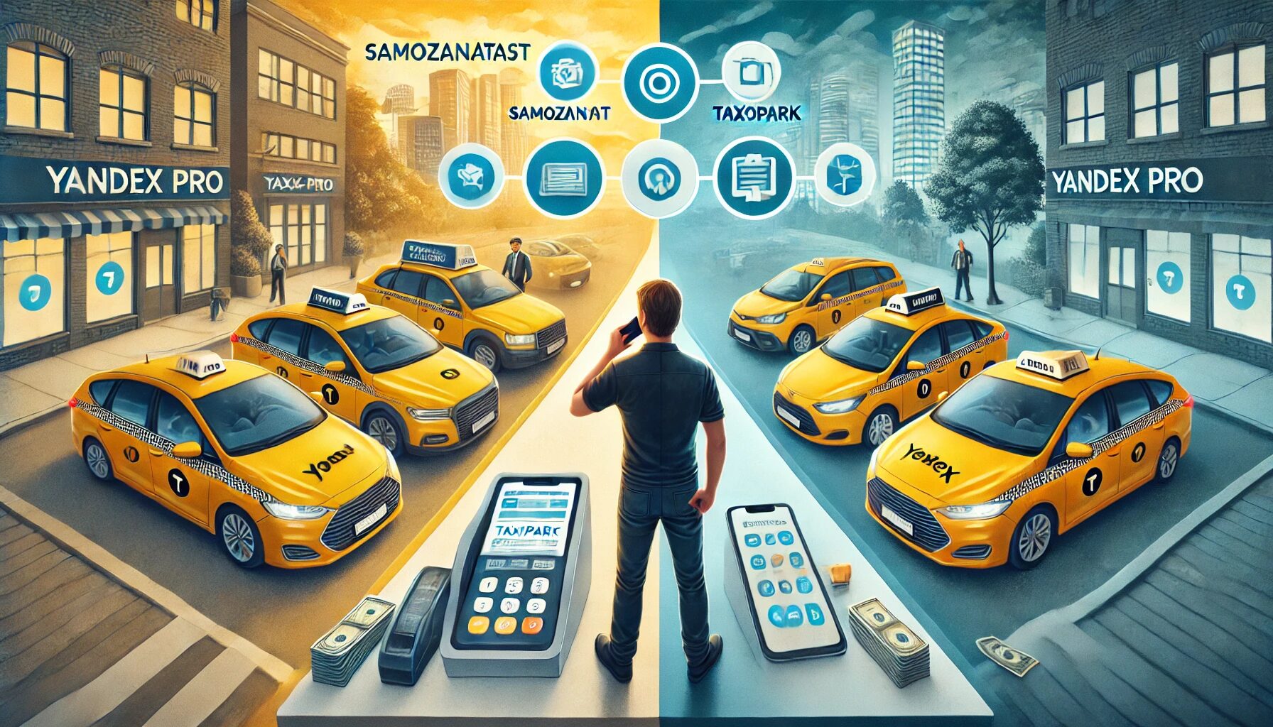 Какой вариант сотрудничества выбрать таксопарк или самозанятость?