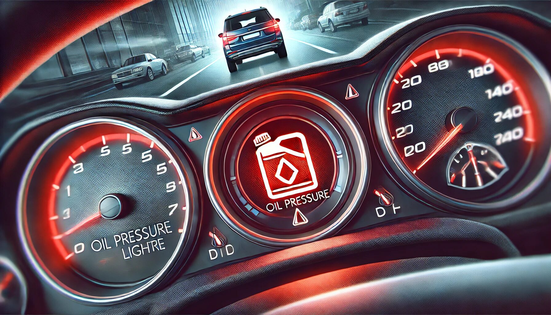 Что делать, если загорелась лампа давления масла?