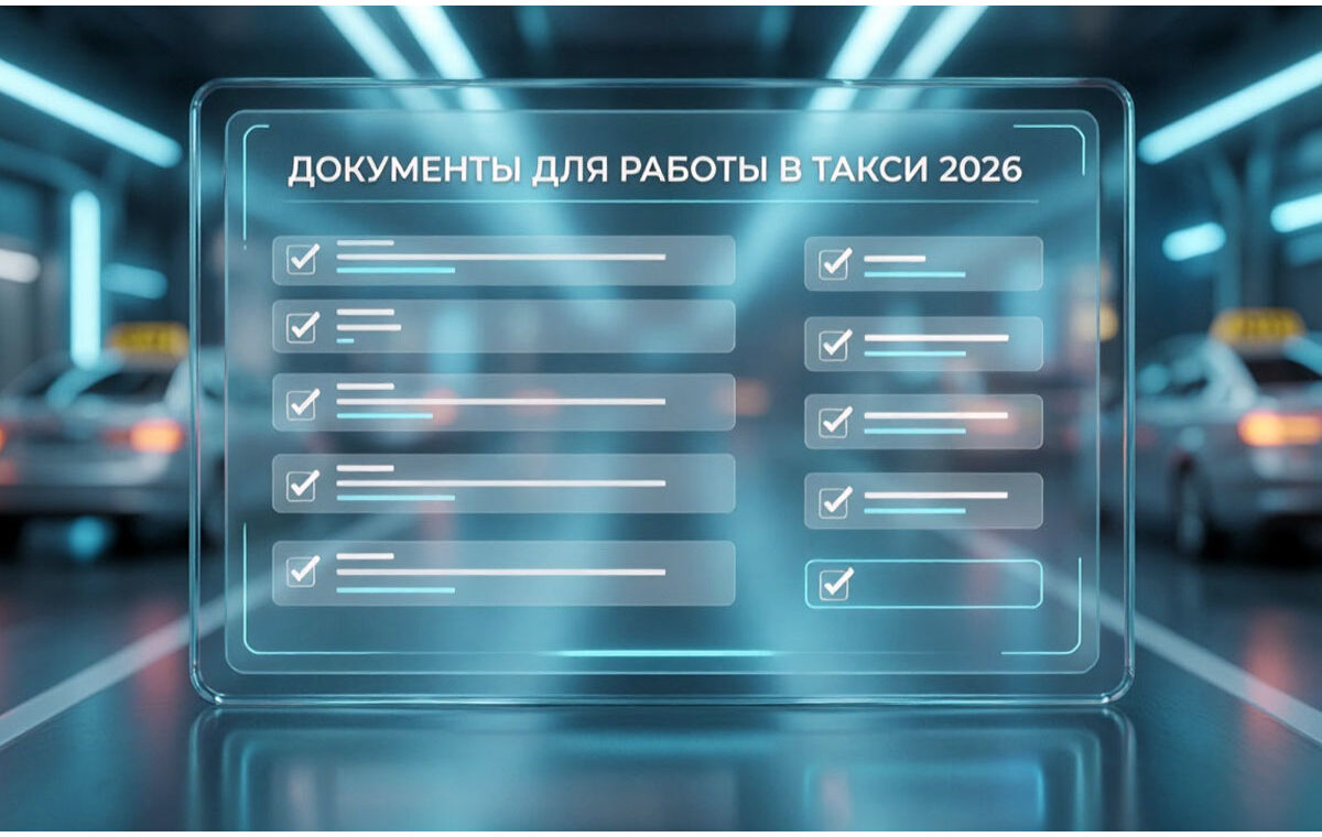 Документы, необходимые для работы в такси в 2026 году