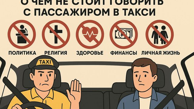 О чём не стоит разговаривать с пассажирами.