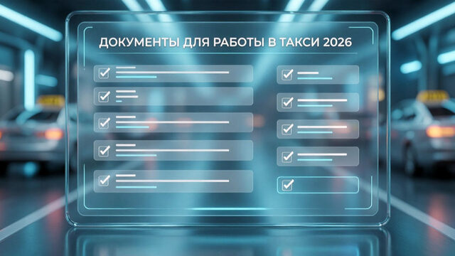 Документы, необходимые для работы в такси в 2026 году